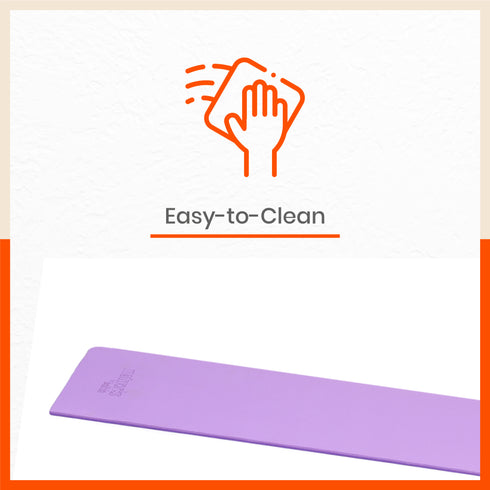 Kriya Classic Yoga Mat | Purple & Mauve (Size: 24” x 72” Thickness: 6mm)